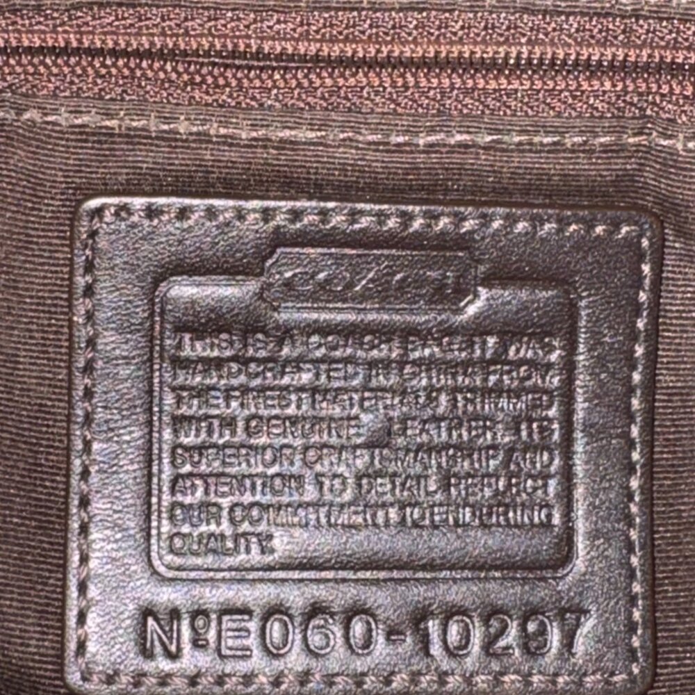 Coach 10297 Medium Vintage Soho Brown Signature C Canvas Shoulder Bag - Picture 8 of 8